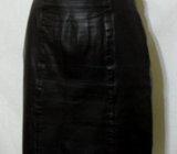 Suknja od prave kože, vel XS/S