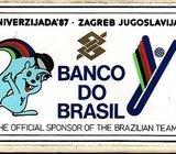 BANCO DO BRASIL - ZAGI - NALJEPNICA UNIVERZIJADA 87