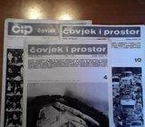 COVJEK I PROSTOR CASOPIS SAVEZA ATHITEKATA HRVATSKE,LOT 3KOM