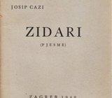 JOSIP CAZI : ZIDARI , 1940. - 1.IZDANJE