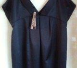 NOVA CRNA SATENSKA BLUZA TUNIKA XNATION br.46