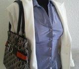 HM plavo bijelo košulja