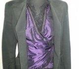 Ljubičasta košulja sa čipkom