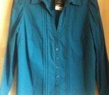 NOVA PLAVO,TIRKIZNA BLUZA DOROTHY PERKINS br.46