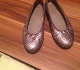 Aerosoles srebrne balerinke