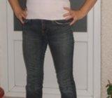 AMISU JEANS SKINI TRAPERICE