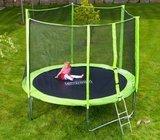 EMPASA vanjski trampolin sa sigurnosnom mrežom 10 FT 305 cm zeleni