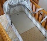 Dječiji kinderbet sa nosiljkom za novorođenče 400 kn