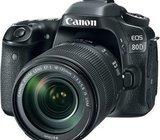 CANON EOS 80D 7790, NOVO, NERASPAKIRAN !